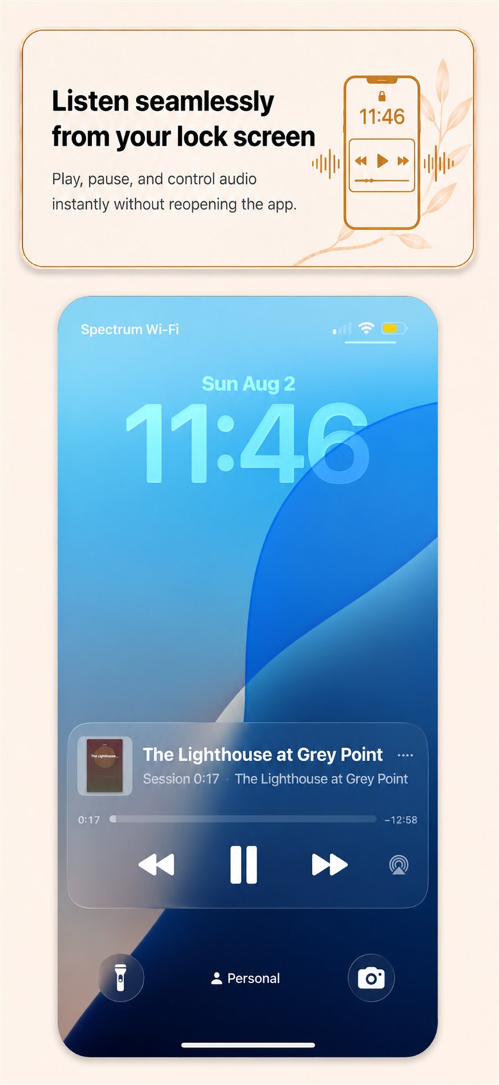 Listen anywhere shown in LeafWave on iPhone
